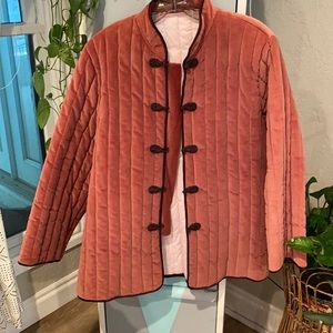 Amazing velvet quilt jacket